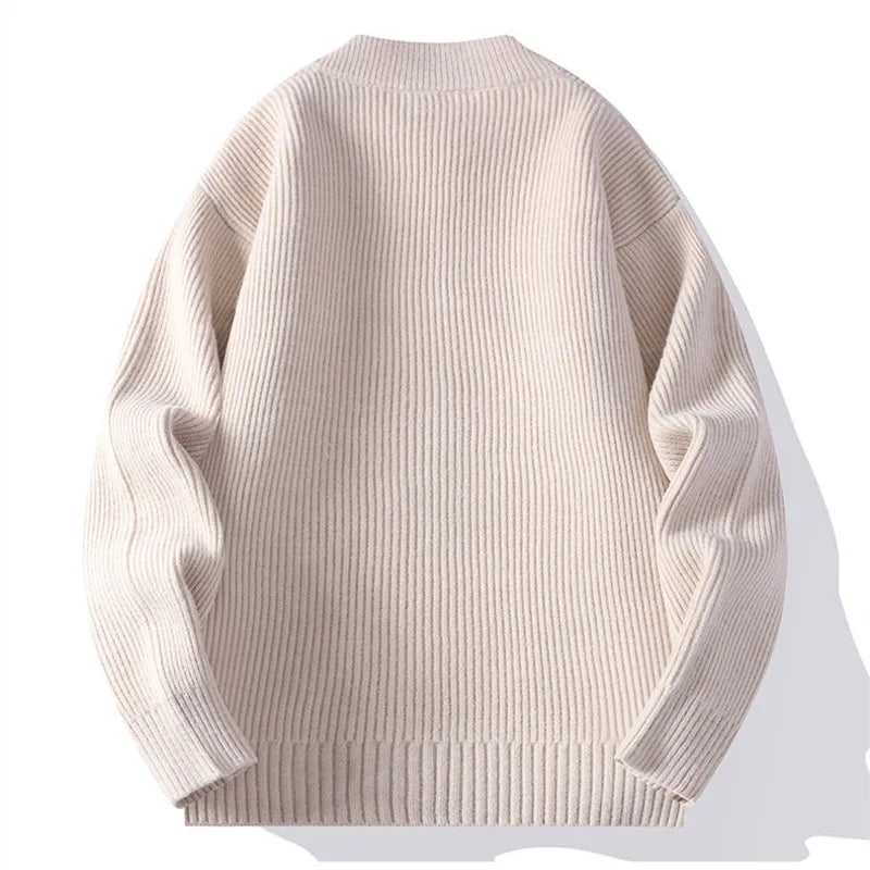 Arden Men's Jacket | Ribbed Knit, Structured Fit, Zip Front 2