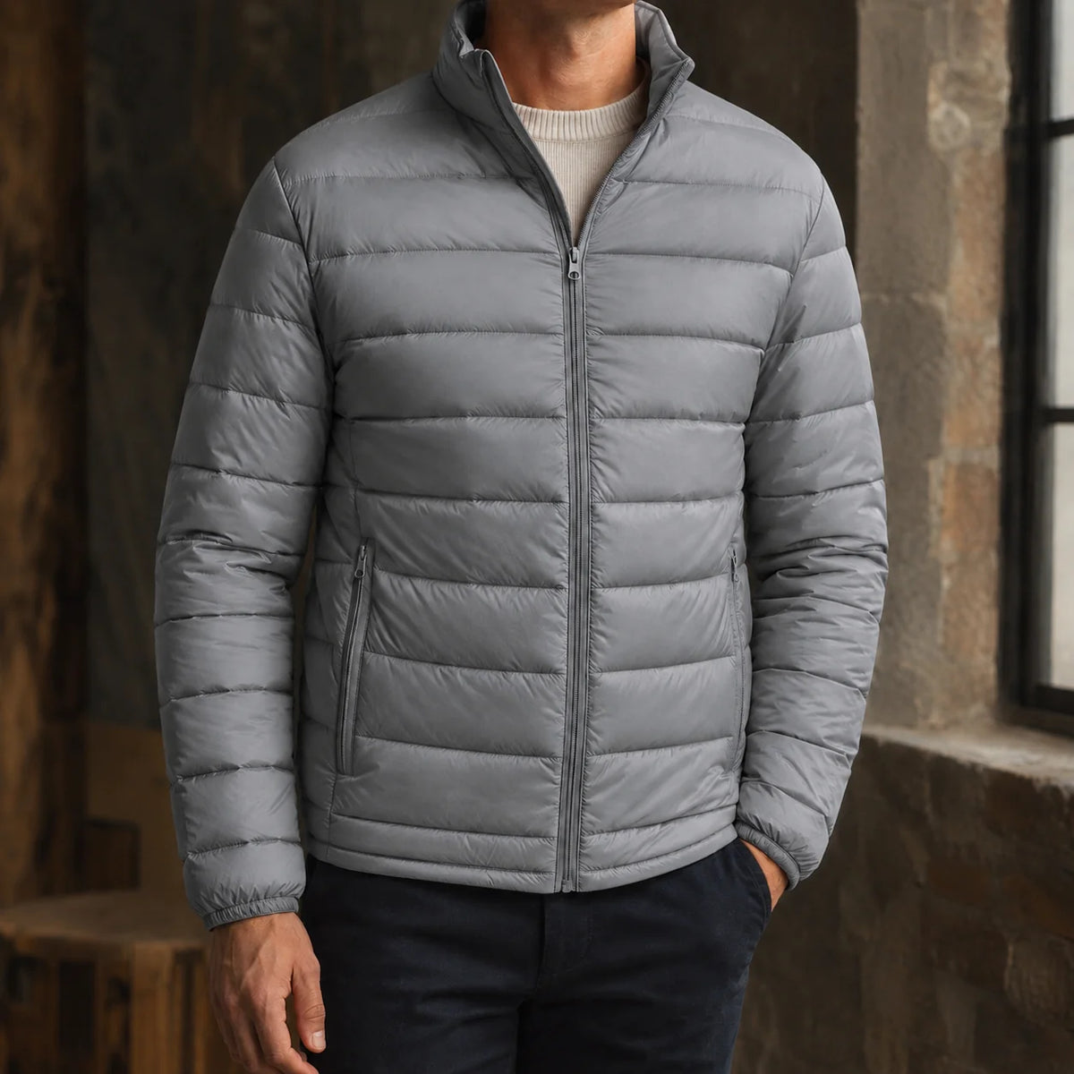 Bren Women's Quilted Jacket | Lightweight Padded, Stand Collar 3