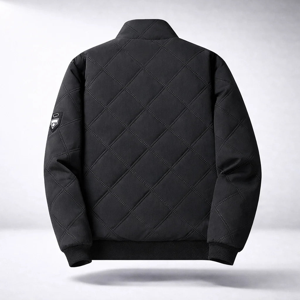 Caden Men's Jacket | Diamond-Quilted, Fleece-Lined Winter Coat 5