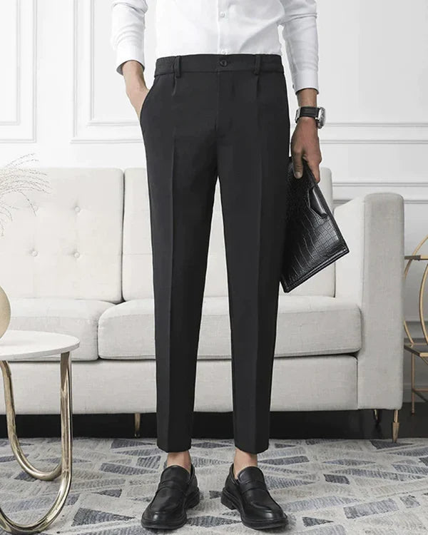 Milo Men's Pants | Soft Stretch Fabric, Classic Fit Tapered Leg 1