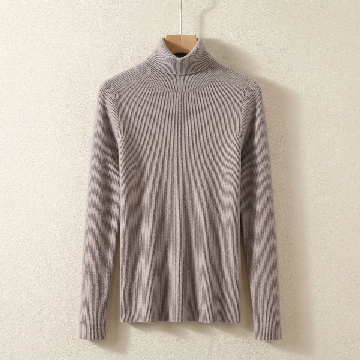 Sable Unisex Turtleneck Sweater | Soft Wool-Look Fabric, Classic Fit 0