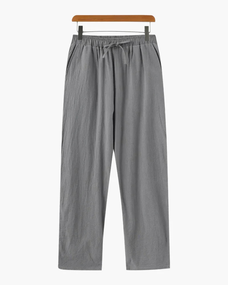 Caden Women's Linen Pants | Lightweight Lace-Up Front, Relaxed Fit 3