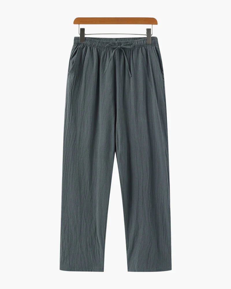 Caden Women's Linen Pants | Lightweight Lace-Up Front, Relaxed Fit 4