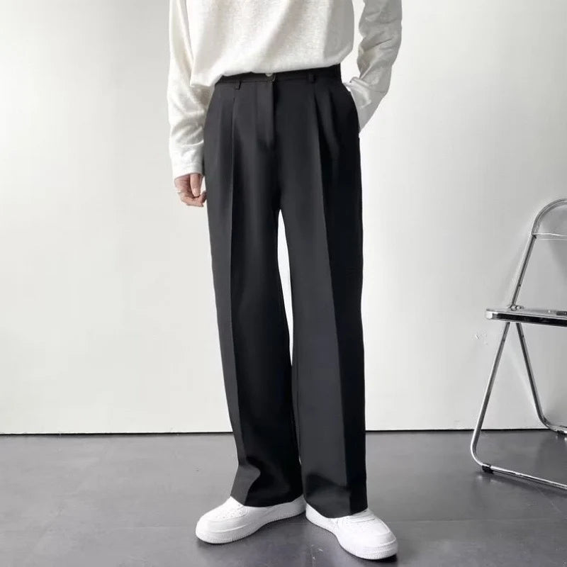 Gavin Men's Trousers | Fitted Cut, Pleated Detail 6