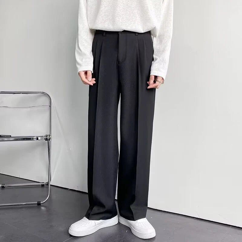 Gavin Men's Trousers | Fitted Cut, Pleated Detail 8