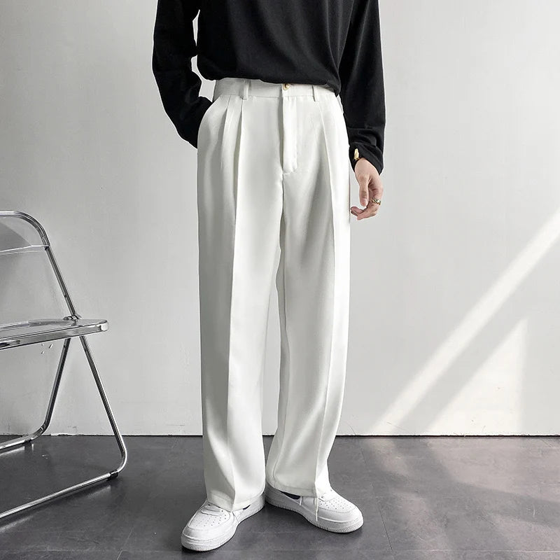 Gavin Men's Trousers | Fitted Cut, Pleated Detail 9