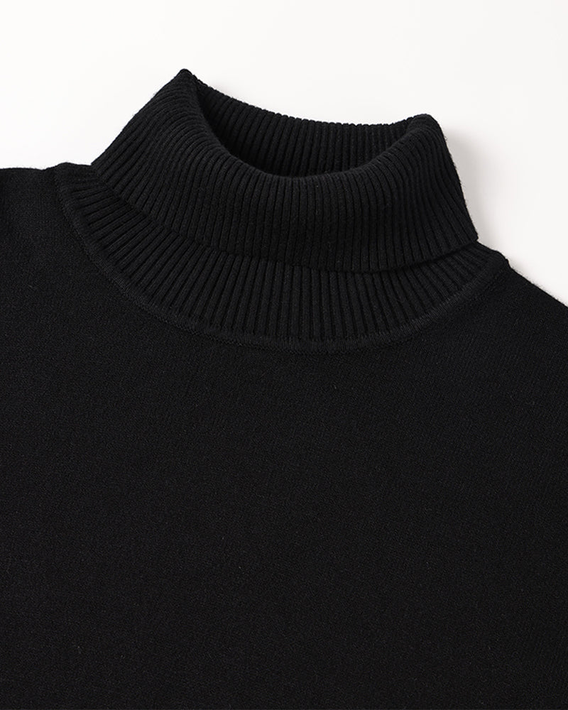 Jaxon Men's Turtleneck Sweater | Fine Merino Wool, Slim Fit 5
