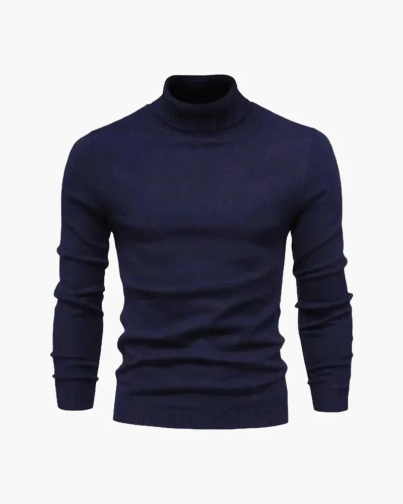 Jaxon Men's Turtleneck Sweater | Fine Merino Wool, Slim Fit 9
