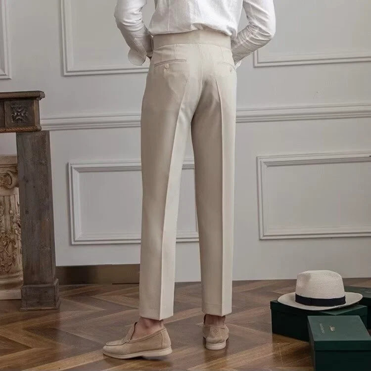 Paxon Men's Trousers | Tailored Fit, Adjustable Buckle, Smooth Fabric 2