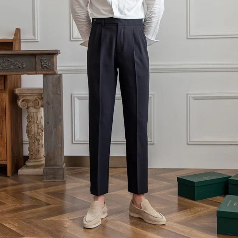 Paxon Men's Trousers | Tailored Fit, Adjustable Buckle, Smooth Fabric 3
