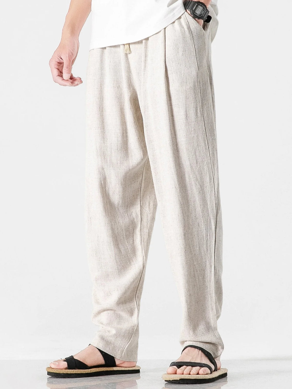 Santo Men's Trousers | Lightweight Cotton, Relaxed Fit 1