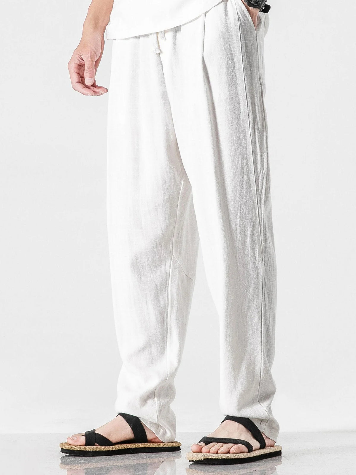 Santo Men's Trousers | Lightweight Cotton, Relaxed Fit 7