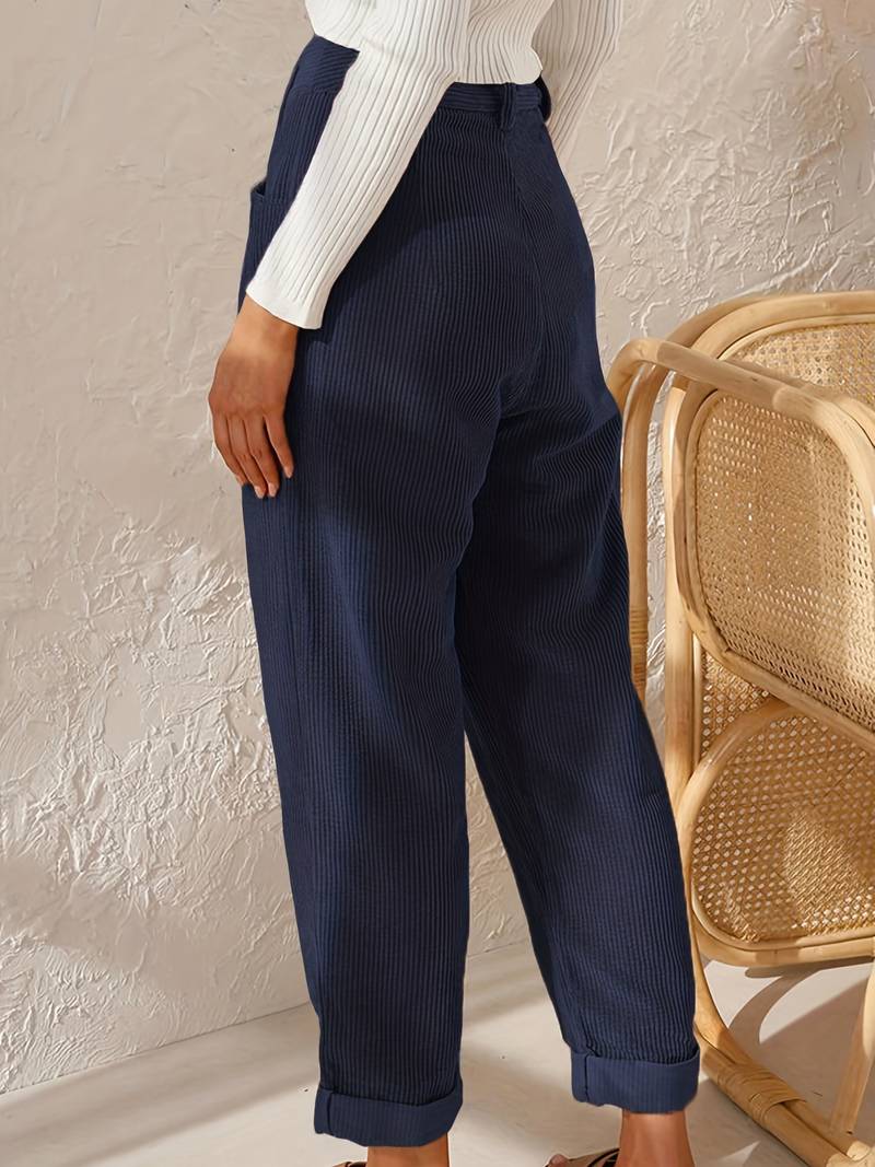 Sorin Men's Corduroy Pants in relaxed fit, made from soft cotton woven fabric, ideal for casual wear and comfort. 5
